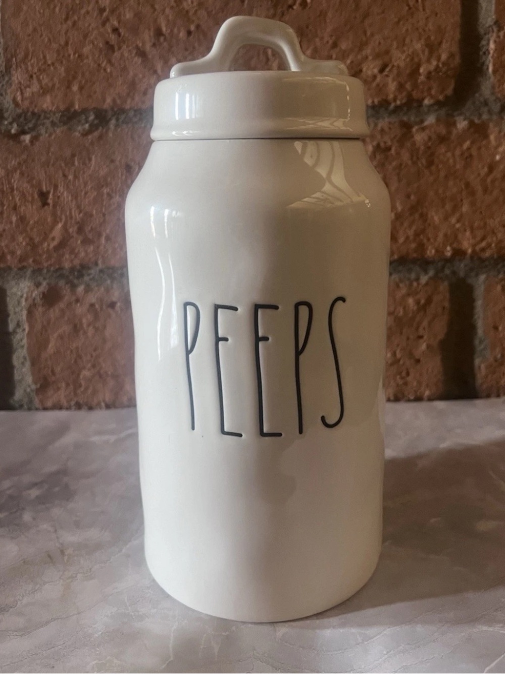 Rae Dunn peeps canister